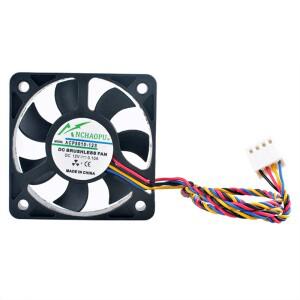 ANCHAOPU ACP5010-12S 5cm 50x50x10mm 팬 DC12V 0.10A 4핀 섀시 저소음 냉각