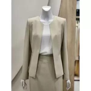 이월수량 더아이잗 라운드넥 페플럼 재킷 IN3M0JK74 2804234