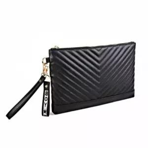 [STYLELUX]브이 퀼딩 클러치백 손목스트랩 미니가방 남녀공용