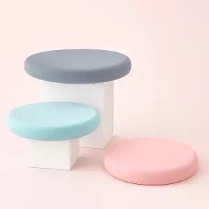 원형 스툴 메모리폼 방석 시원한 쿨링 아이스 의자 쿠션 카페 사무실 여름 3color