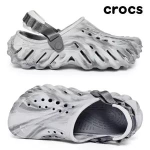 CROCS 에코 마블 클로그 문라이트 208454-1NL
