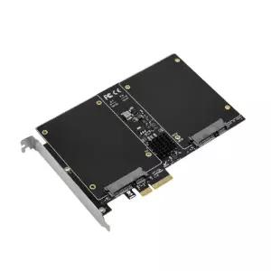 PCIe 2.5in SSD-HDD SATA3.0 2포트 카드