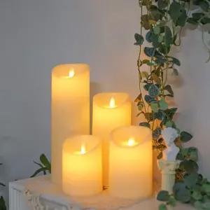 로맨틱 LED캔들 (흔들리는 LED들 12cm)들 전자초 전자들 건전지양초 건전지초 건전지들 LED초 인테리어 촛