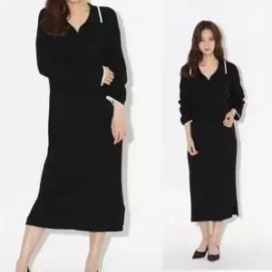스터닝팩토리 루즈핏 스웨터 올데이 맥시드레스니트롱 봄니트 루즈실루엣 롱원피스 니트원피스