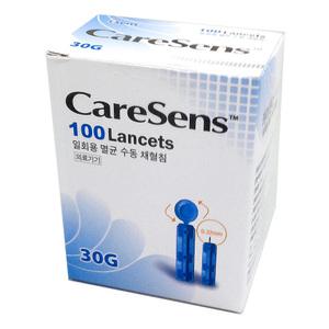 케어센스 란셋 30g 100개/사혈침/채혈침/랜싯/당뇨침