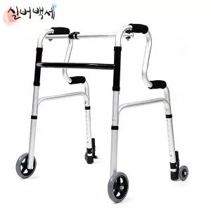 [실버백세] 2단 바퀴워커(보행기) DH-701 - 4바퀴