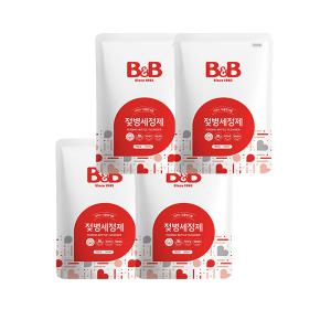 n비앤비 젖병세정제 액상형 리필형 500ml x4개