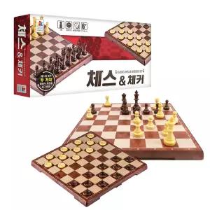코리아보드게임즈 보드게임 체스앤체커 체스 체커 (KBG-CH29GJ6)