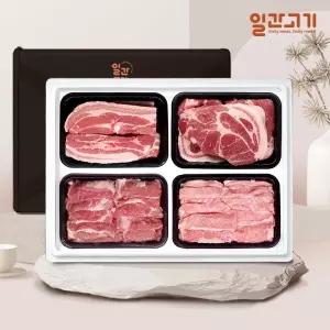 [냉장] 국내산 한돈선물세트 2호 2kg (삼겹살/목살/가브리살/항정살)