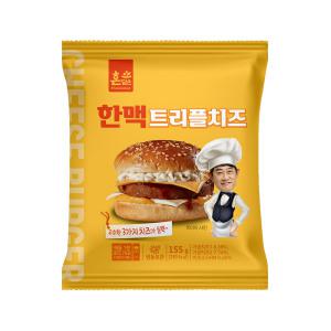 한맥 트리플치즈 버거 155g 10봉