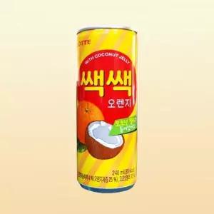 []롯데쌕쌕오렌지240mlx30개코코넛젤리과즙음료