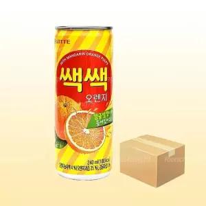 롯데 쌕쌕 오렌지 240ml x 30개 코코넛젤리 과즙음료