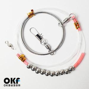 OK피싱 오이라 염주메탈 요리토리링 줄잡이 갈치낚시채비 OR-1007