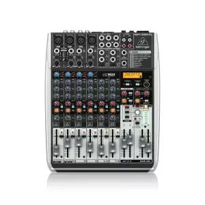 베링거 XENYX QX1204USB 아날로그 믹서12입력 2 2버스FX콤프무선MIC옵션오디오인터페이스