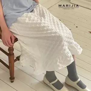 [마리지아][MARIJIA] 플라워 프릴 스커트_MSKB21023
