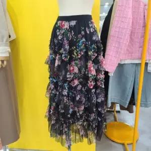 DP01 플라워 스커트 대동백화점  L252USK401