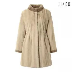 진도모피 진도 오리지널 컬러콤비 밍크 하프코트 JFHR01)