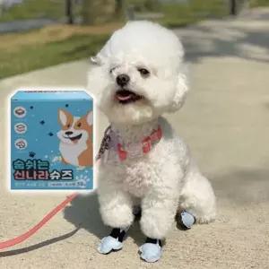 [에이치플러스몰]강아지 논슬립 일회용 신발 초소형 36매입 1P 산책 강아지산책신발