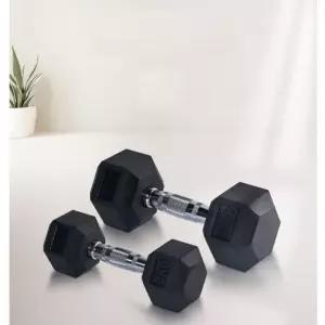 고무 육각 아령 가정용 헬스 1개 덤벨 8kg