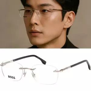 [BOSS]휴고 보스 안경테 BOSS1551C RHL 무테 스퀘어 명품 미니멀 패션
