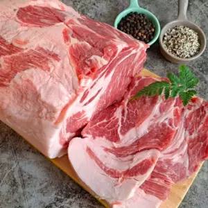 칠레산 수입 돼지고기 목살 500g 구이용 수육용 덩어리 두께선택