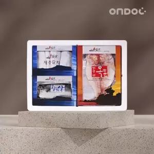 [온도씨]제주 수산물 실속선물세트 모듬 3호 (은갈치 대 1미/삼치살 대 1팩/옥돔 대 2미/총1kg내외)