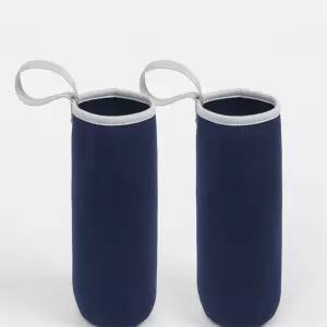 모아니샵 네오프렌 물통파우치 750ML 네이비 2P 물병가방