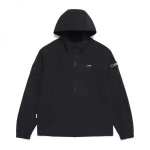 내셔널지오그래픽 NATIONALGEOGRAPHIC N262UFT940 아델리 냉감 스트레치 세미오버핏 후드 풀집업 점퍼 BLAC