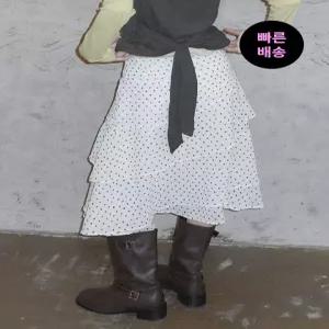 [모어렌][모어렌] [MADE] 유어스 도트 캉캉 스커트