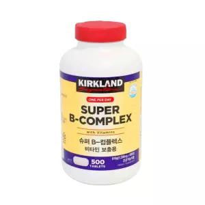 코스트코 커클랜드 시그니춰 슈퍼 B-콤플렉스1,236mg x 500정 명절 부모님 직장인 학생 수험생 거래처 선물