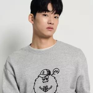 [백화점 정품] 빈폴 멘 [FW25]푸즈예티 스웨트 셔츠 - 그레이 :BC5941C703