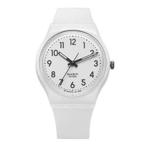 [하프클럽/스와치]스와치 SO28W107-S14 NEW CORE JUST WHITE SOFT 여성 우레탄시계