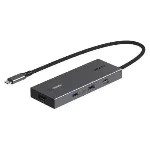 USB C타입 멀티허브 HDMI미러링버튼 고속충전 LAN포트