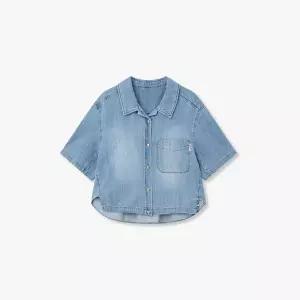 보브 스트링 헴 데님 블라우스7156260006SW 1244644
