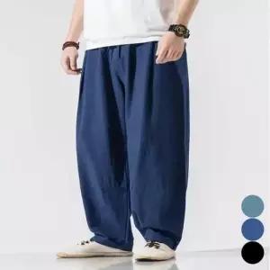 남성츄리닝바지 남자 여름 시원한 배기바지 허리 밴딩 항아리 팬츠