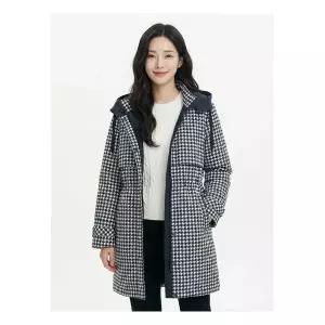 크로커다일레이디모노톤트렌치형코트 블랙 CLCSCT104