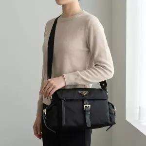 프라다 26FW 익스플로어 미디엄 리나일론 숄 머플러더백 크로스백 1BD394 RDLN F0002 544858