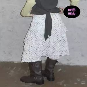 [모어렌] [MADE] 유어스 도트 캉캉 스커트