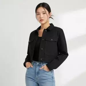 르메르 SS26 여성 크롭 블루종 자켓 OW1191 LD1055 BK999