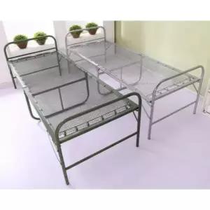 튼튼한 싱글 철제 침대프레임 조립식 받침대 접이식 75cm 13kg A