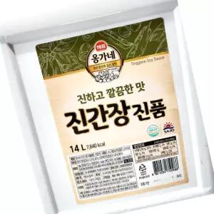 옹가네 진간장 14L 업소용 조림 볶음 찌개 양념