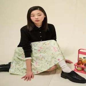 [빈폴레이디스]코튼 혼방 하이넥 풀오버 - 블랙 (BF5251C065)