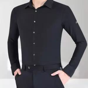 남성댄스복상의 스포츠댄스 모던댄스 댄스복 연습복 남방