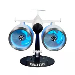 창의적 디자인 비행기 모형 미니  USB 선풍기 일체형