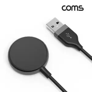 Coms G POWER 삼성 갤럭시 워치 무선 충전기 Black 패드 스마트