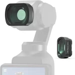 DJI 오스모 포켓 4 3과 호환되는 VRIG 10X 매크로 렌즈 클로즈업 사진 마그네틱 부착 양면 코팅 광학 유리