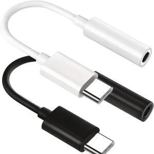 USB 유형 C ~ 3.5 잭 이어폰 어댑터, iphone 호환 15 Pro MAX 용 오디오 케이블 변환기 samsung 호환 Galax