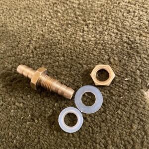 4mm 6mm 8mm 10mm 호스 바브 벌크헤드 황동 가시 튜브 파이프 피팅 커플러 커넥터 어댑터