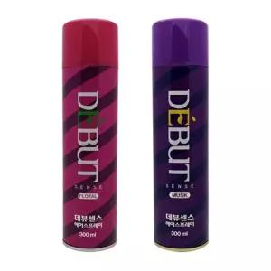 데뷰센스 강력 헤어스프레이 300ml 모발 세팅 스타일 고정 미용 도구