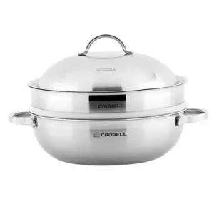 양수찜기 스텐레스 IH 통3중 찜기 파티웍 찜솥 냄비 30cm 1P